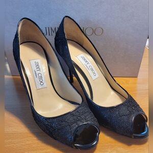 Jimmy choo shoe and clutch set
